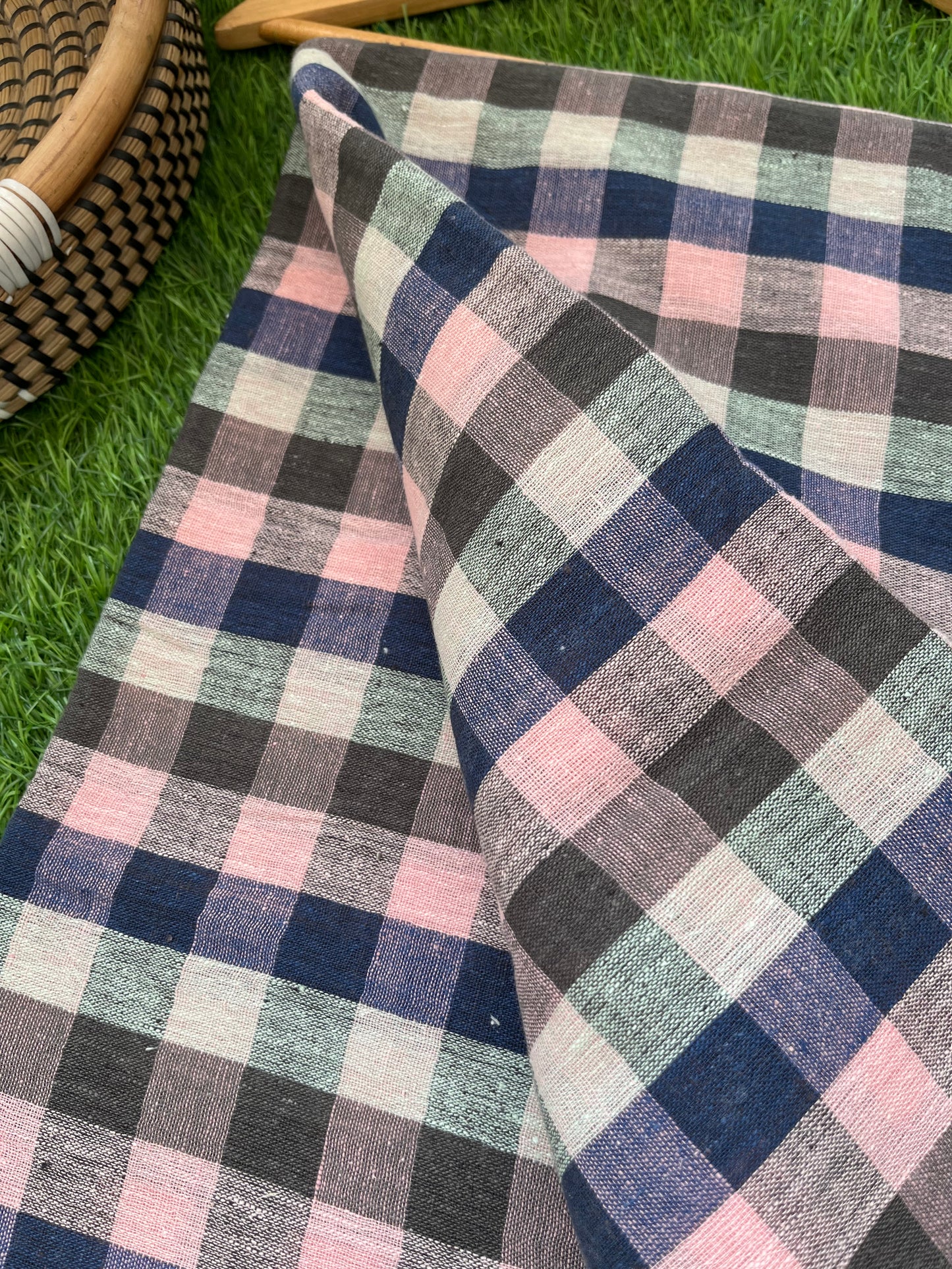 Handwoven organic kala Cotton fabric