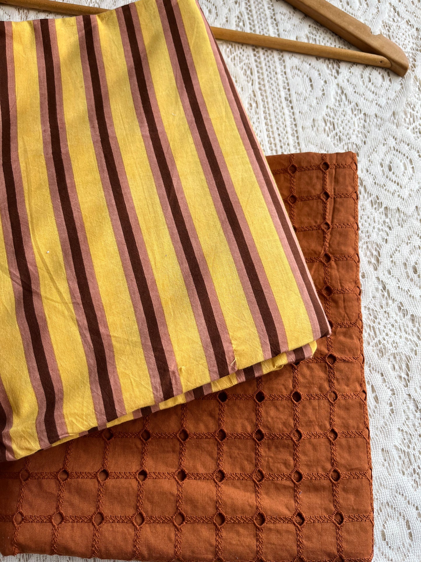 Cotton kurta fabric hakoba Bottom