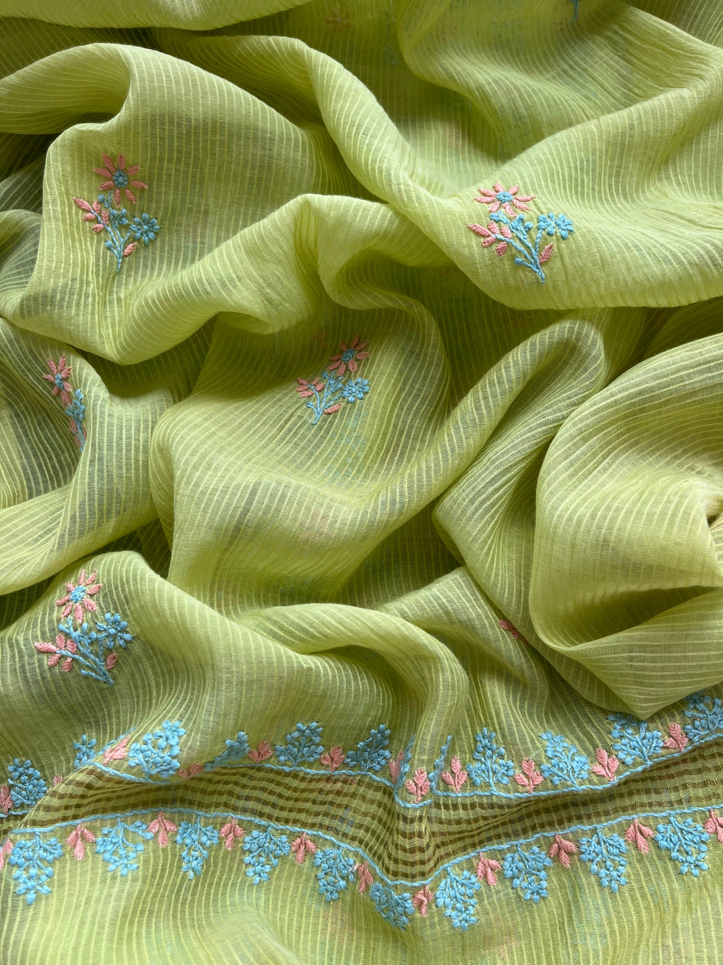 Chanderi Chikankari Kurta Dupatta