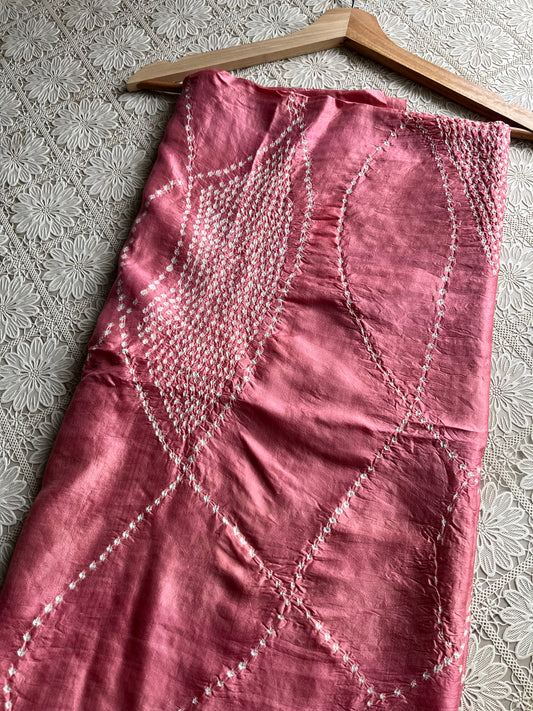 Mulberry Silk bandhani kurta