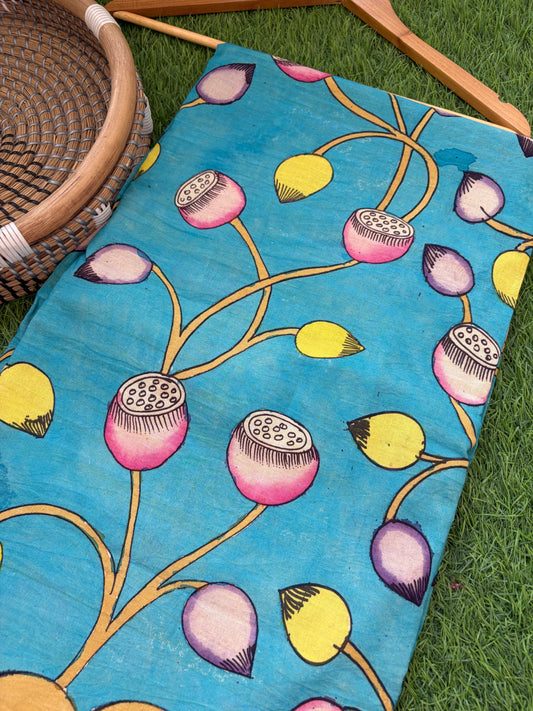 Cotton Kalamkari Fabric (hand painted)