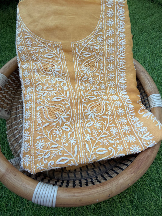 Chikankari chanderi Kurta
