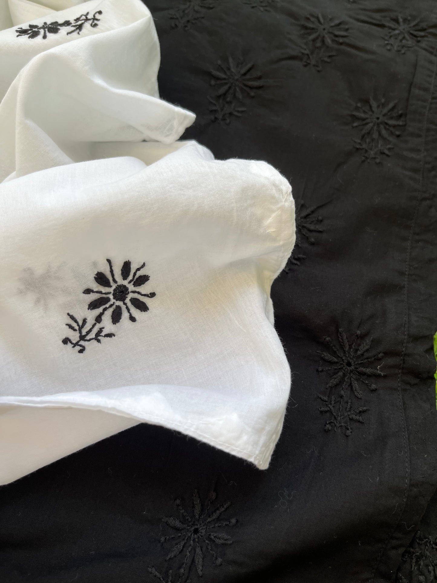 Cotton chikankari kurta dupatta