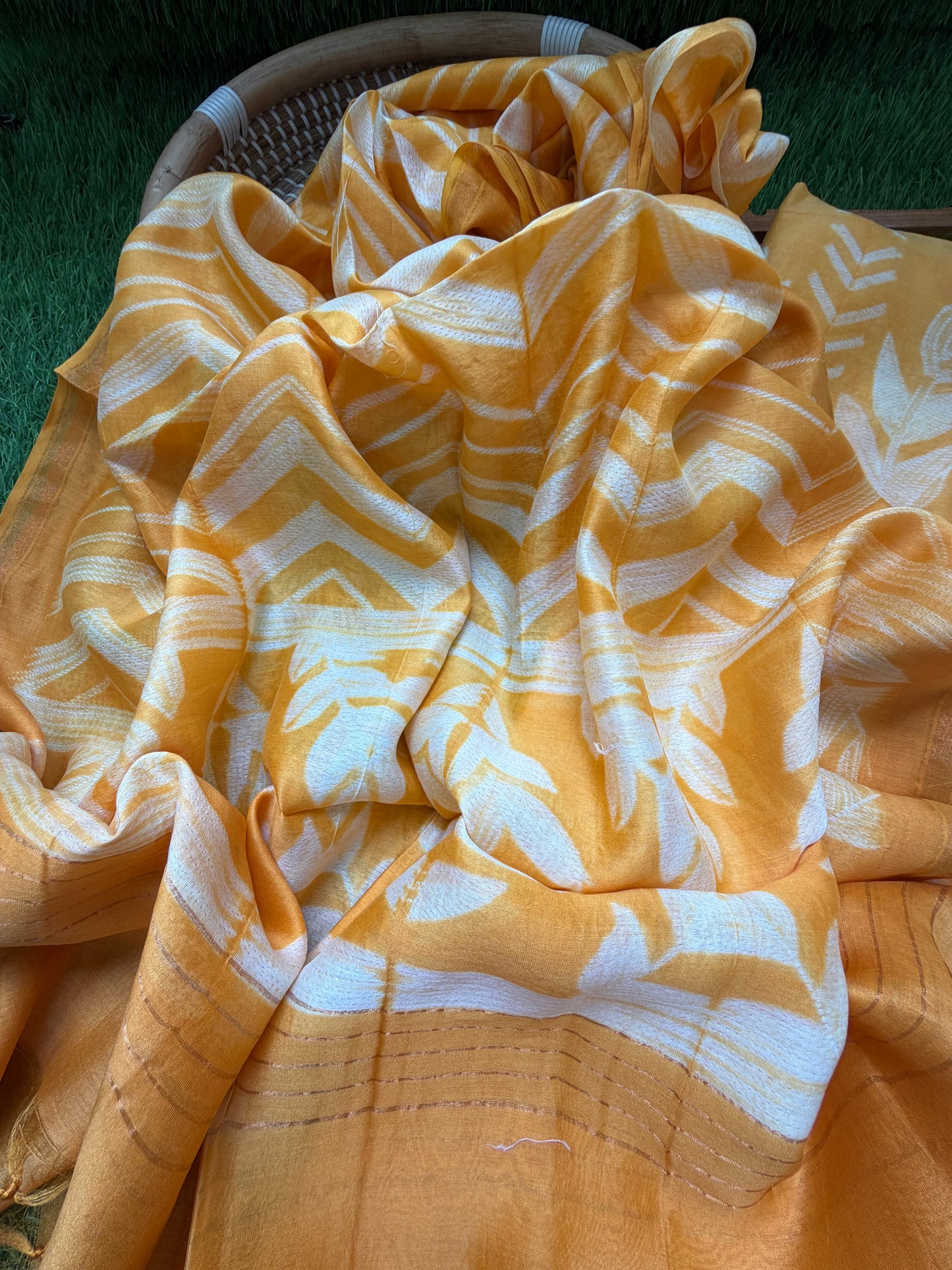 Chanderi Shibori kurta dupatta