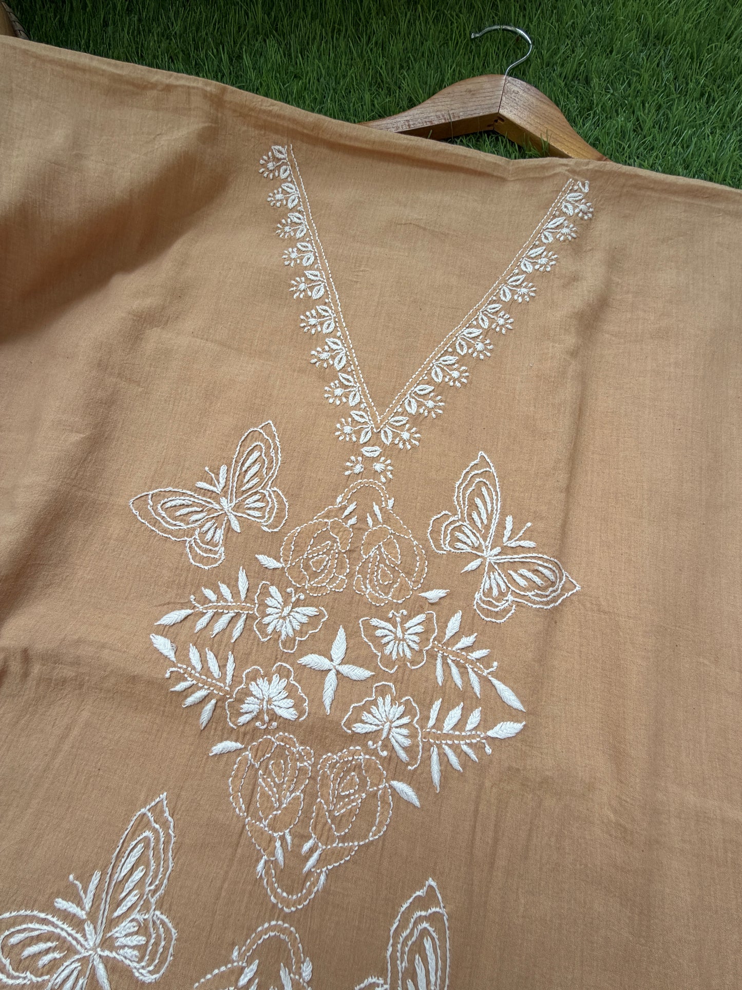 Kala cotton chikan Kurta