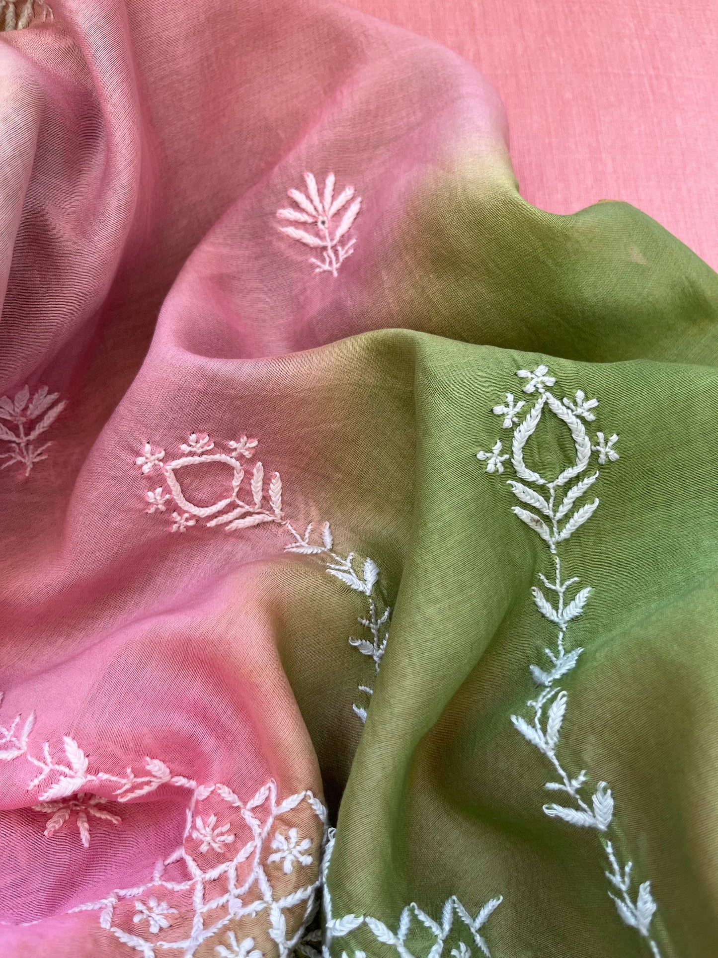 Cotton silk kurta bottom chanderi dupatta