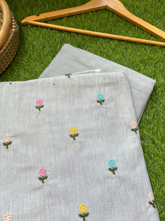 Embroidered Cotton kurta Bottom