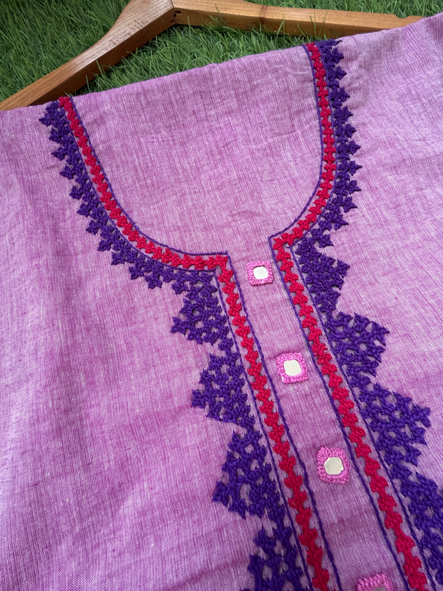Sindhi work mangalgiri cotton Kurta