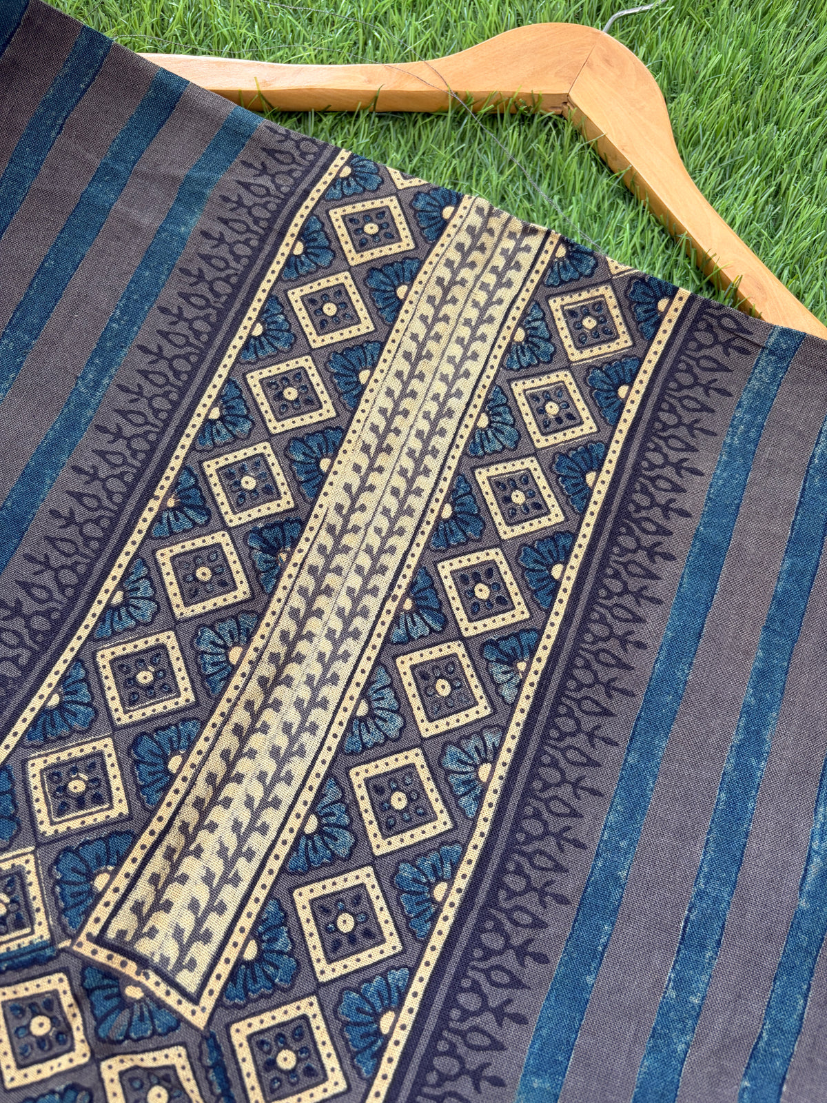 Linen Ajrakh Kurta
