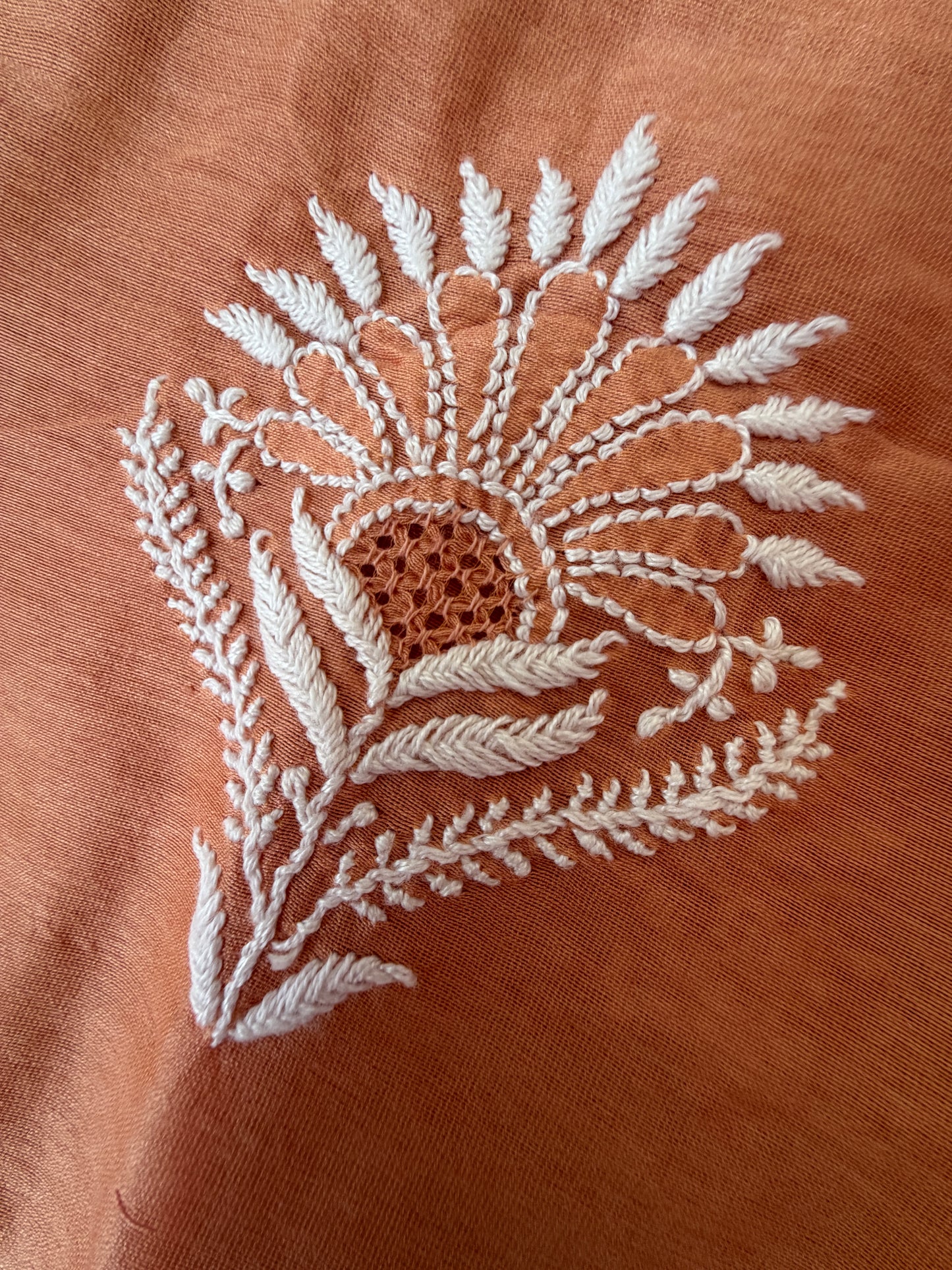 Chikankari chanderi Kurta