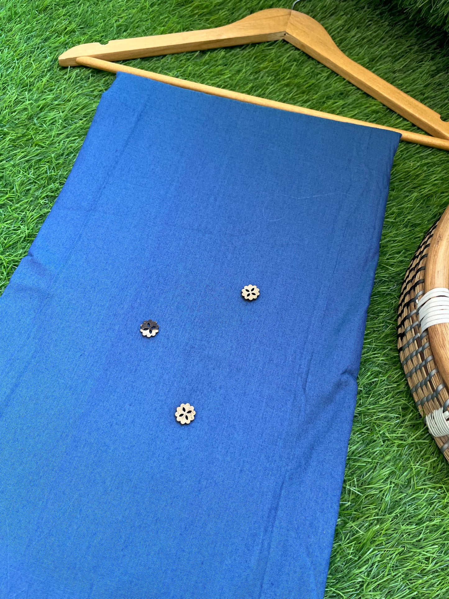 Cotton Silk plain fabric