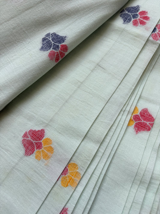 Jaamdani mul fabric