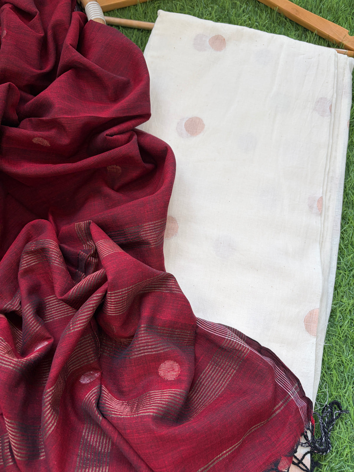 Zari jaamdani Mul dupatta kurta