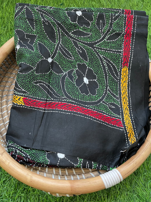 Silk Kantha Dupatta