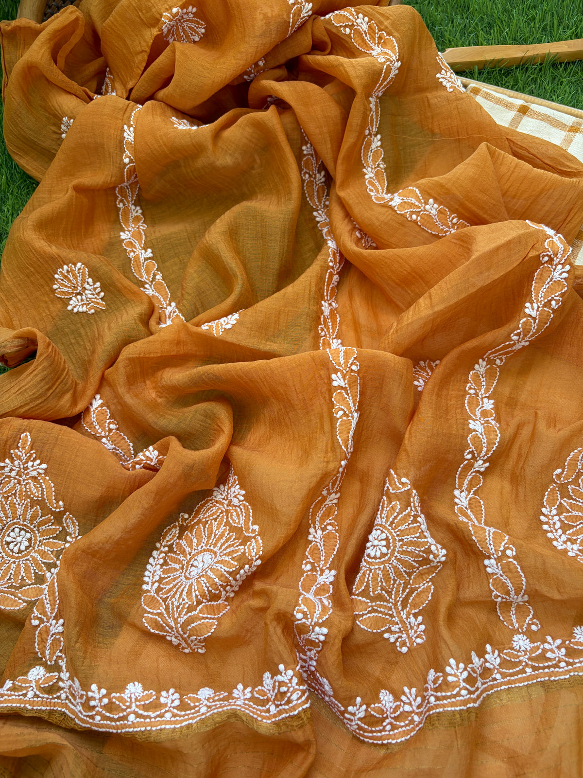 Kala Cotton check Kurta and dupatta