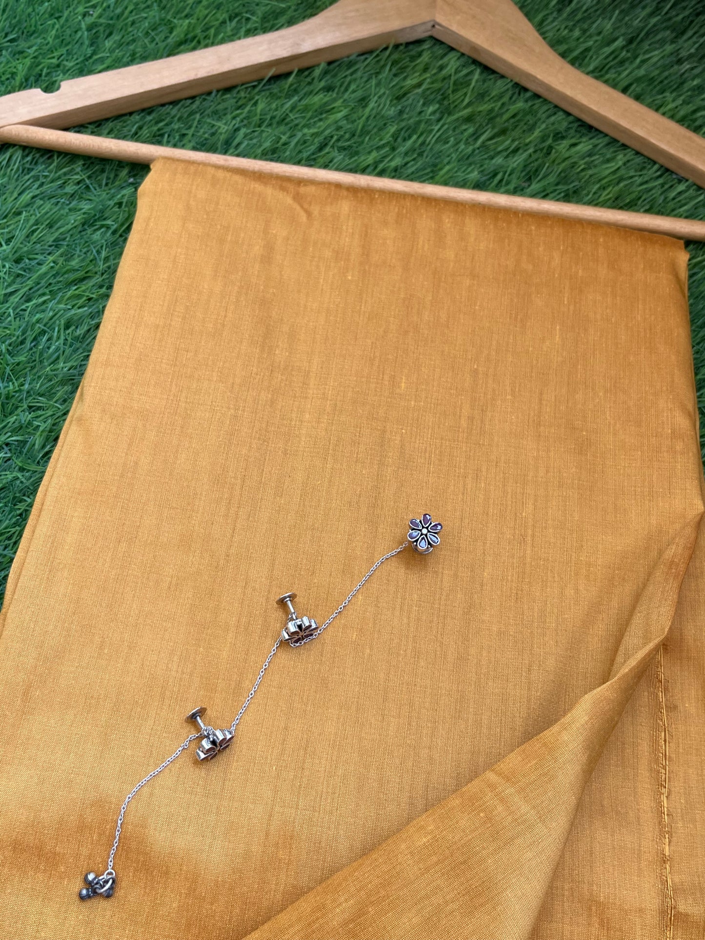 Cotton Silk plain fabric