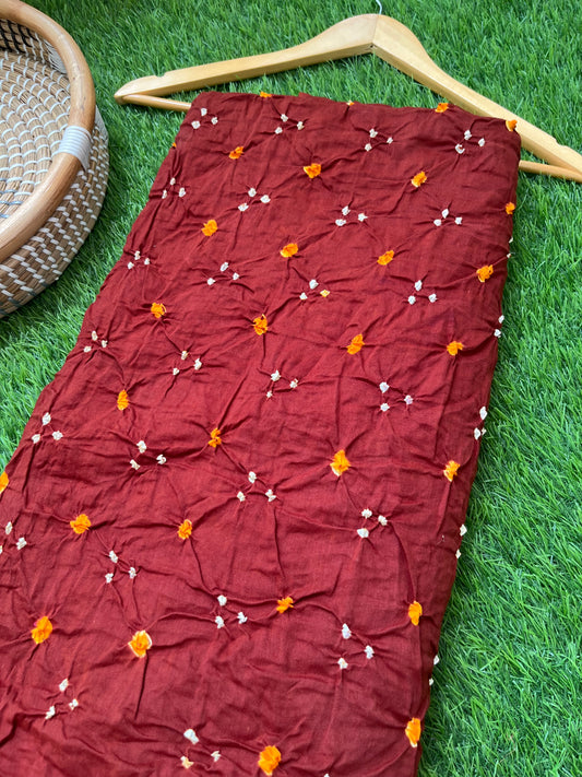 Cotton bandhani kurta