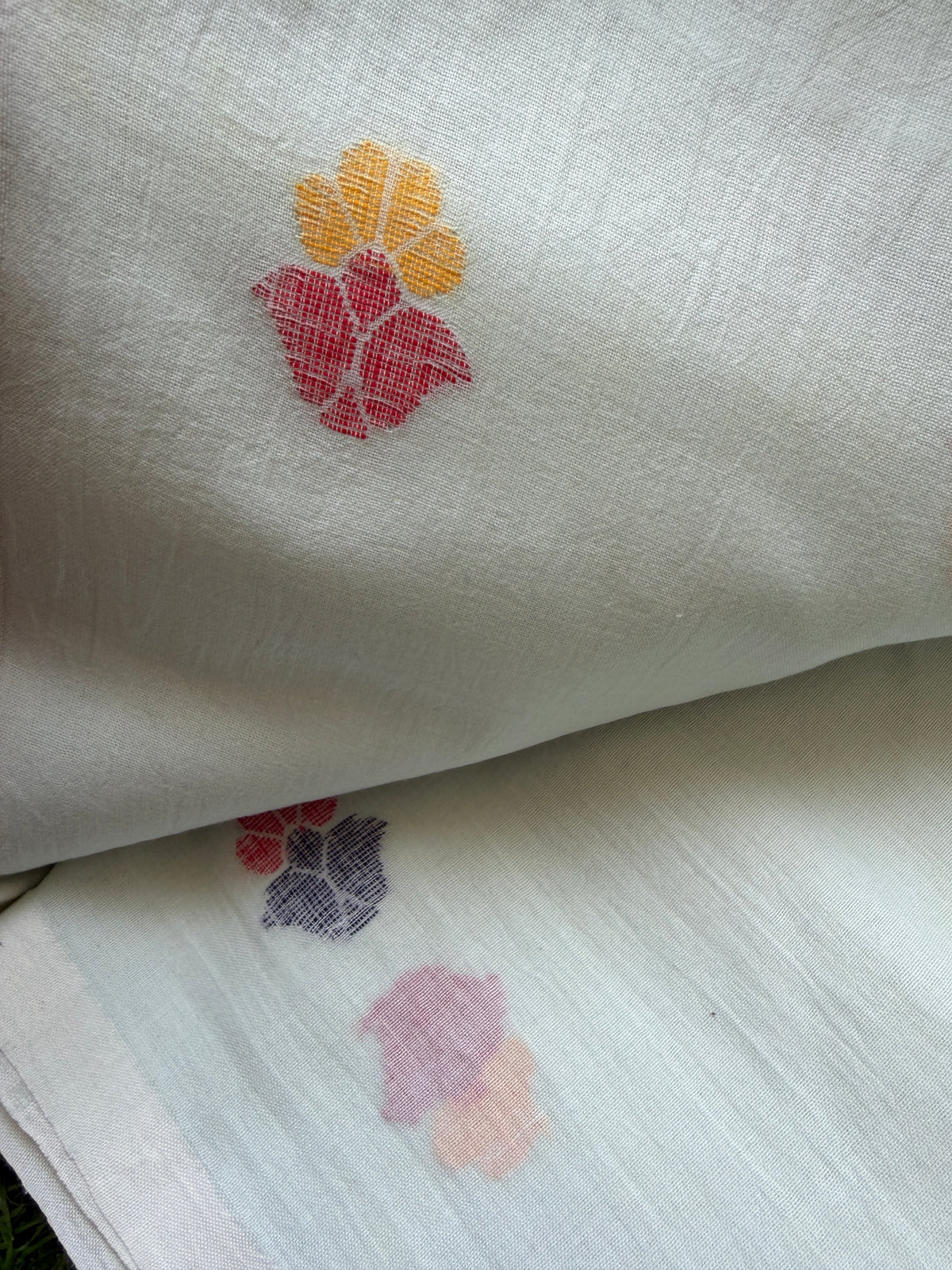 Jaamdani mul fabric