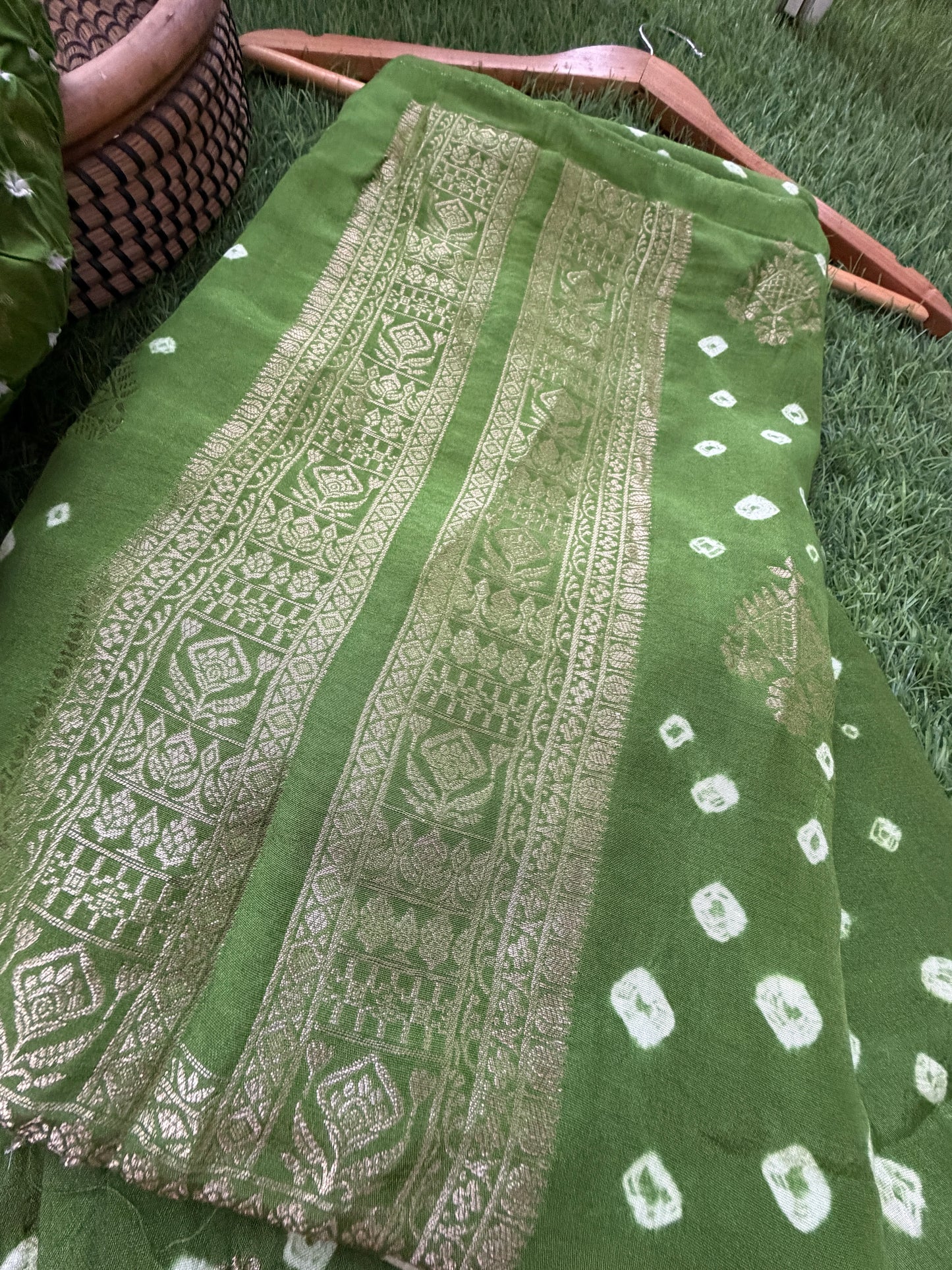Modal Bandhani kurta bottom dupatta