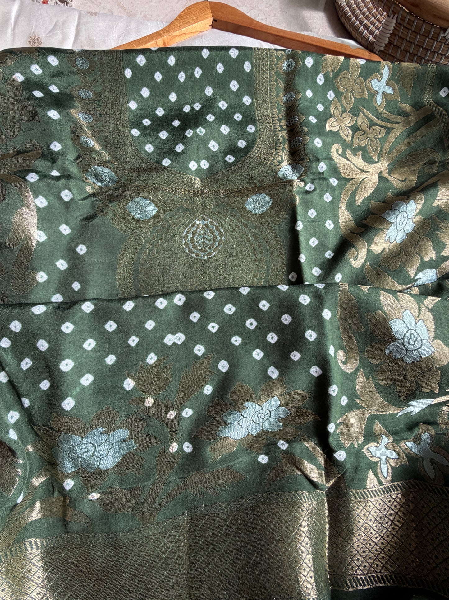 Modal Bandhani kurta bottom dupatta
