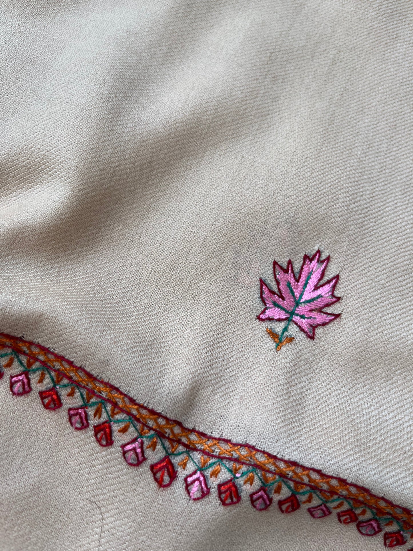 Woollen hand embroidered suit