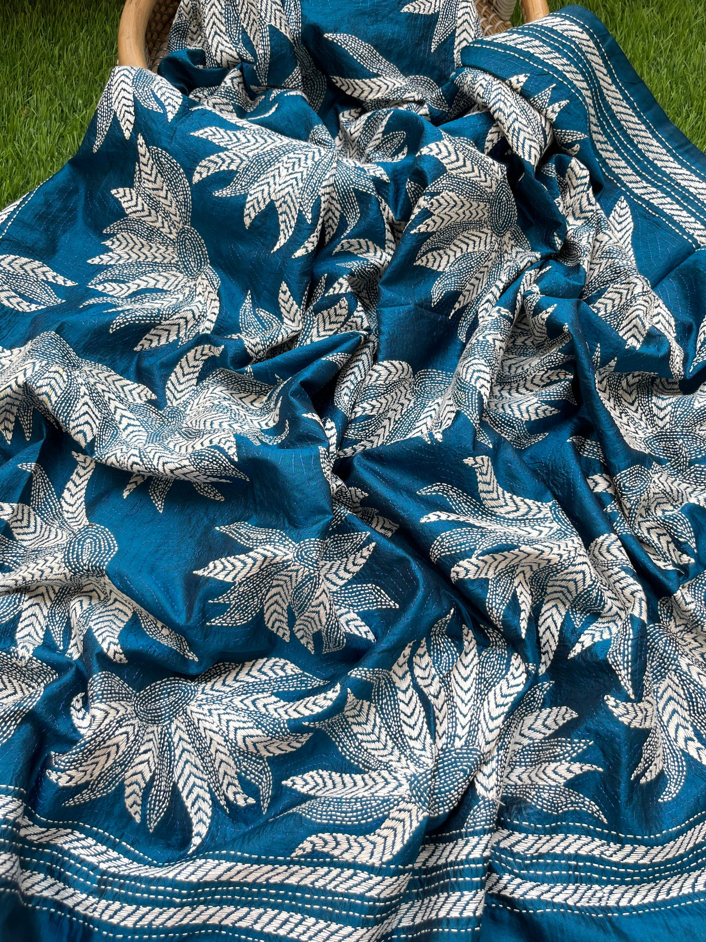 Silk Kantha Dupatta