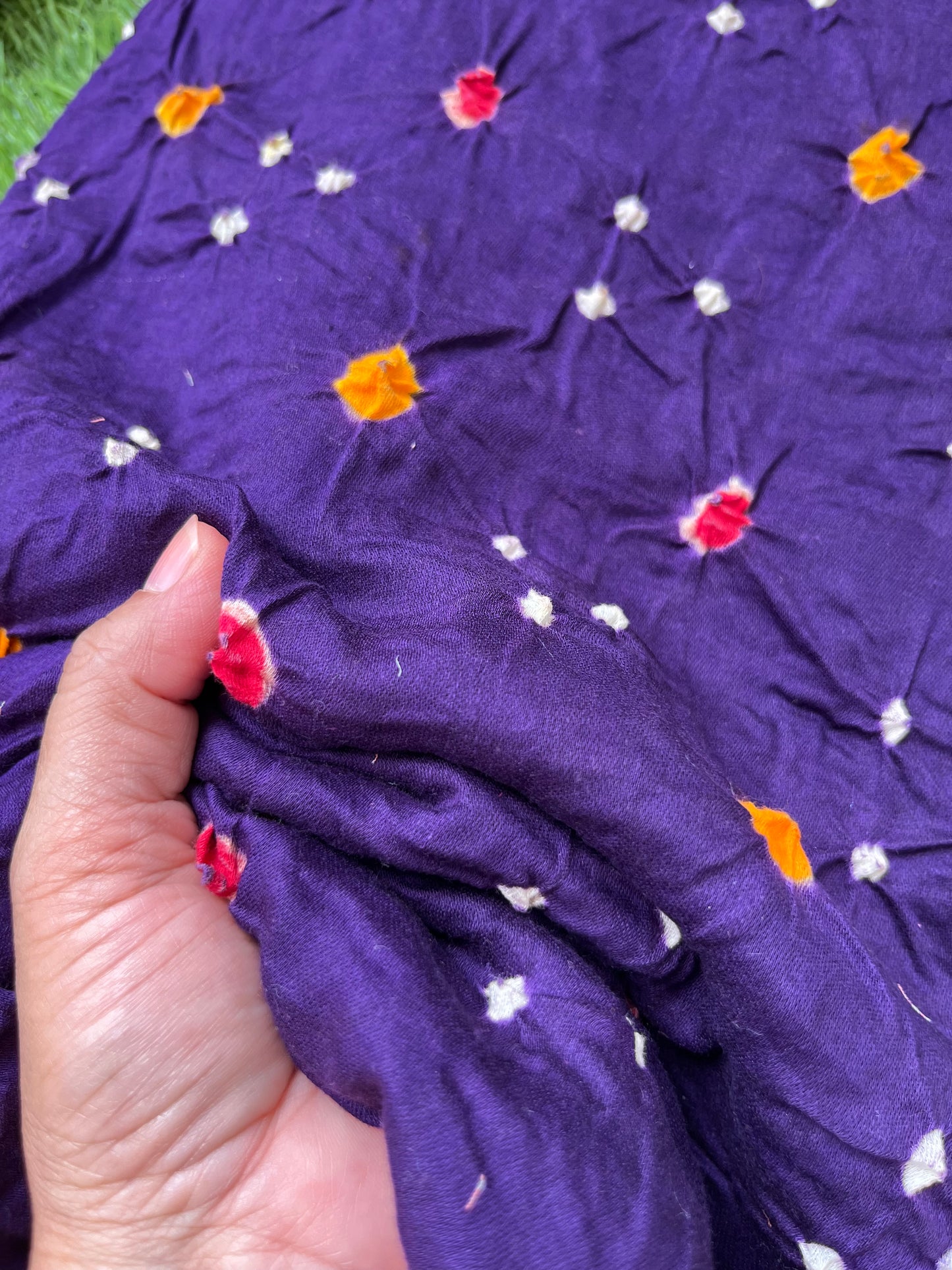 Cotton bandhani kurta