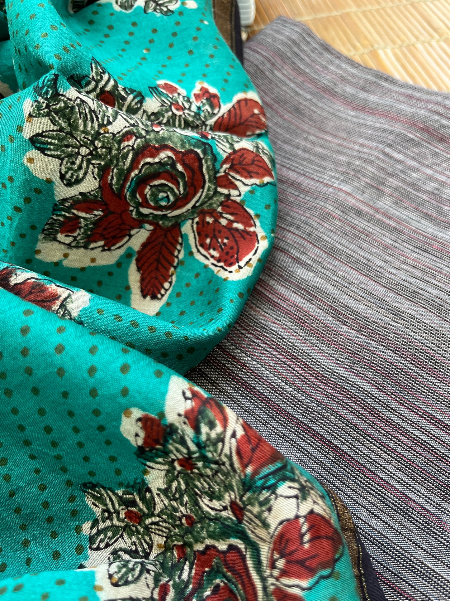 Chanderi Dupatta handloom cotton Kurta fabric