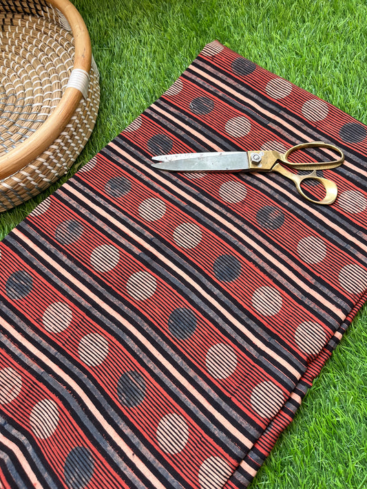 Ajrakh Cotton fabric