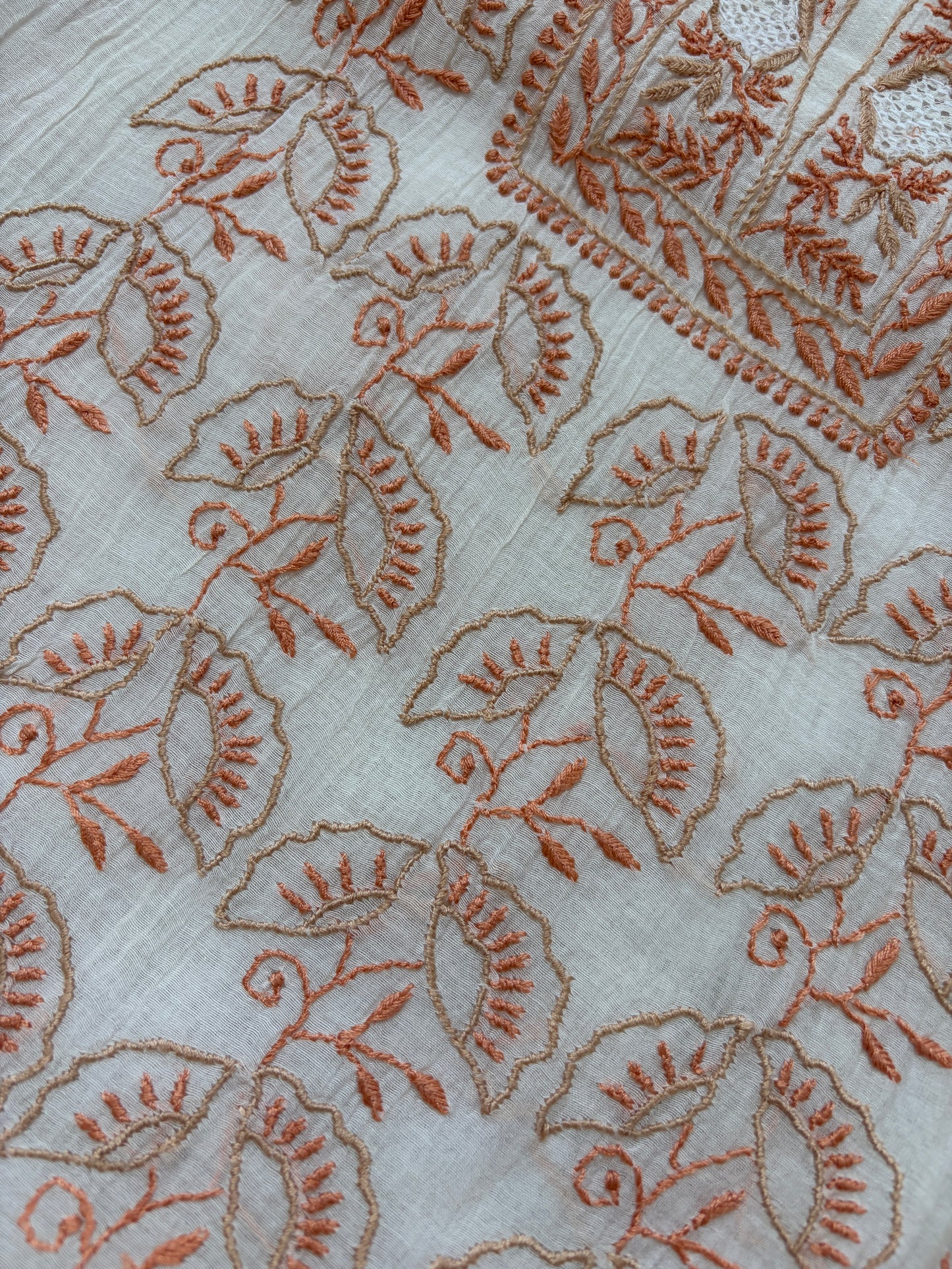 Chanderi Chikankari Kurta Dupatta