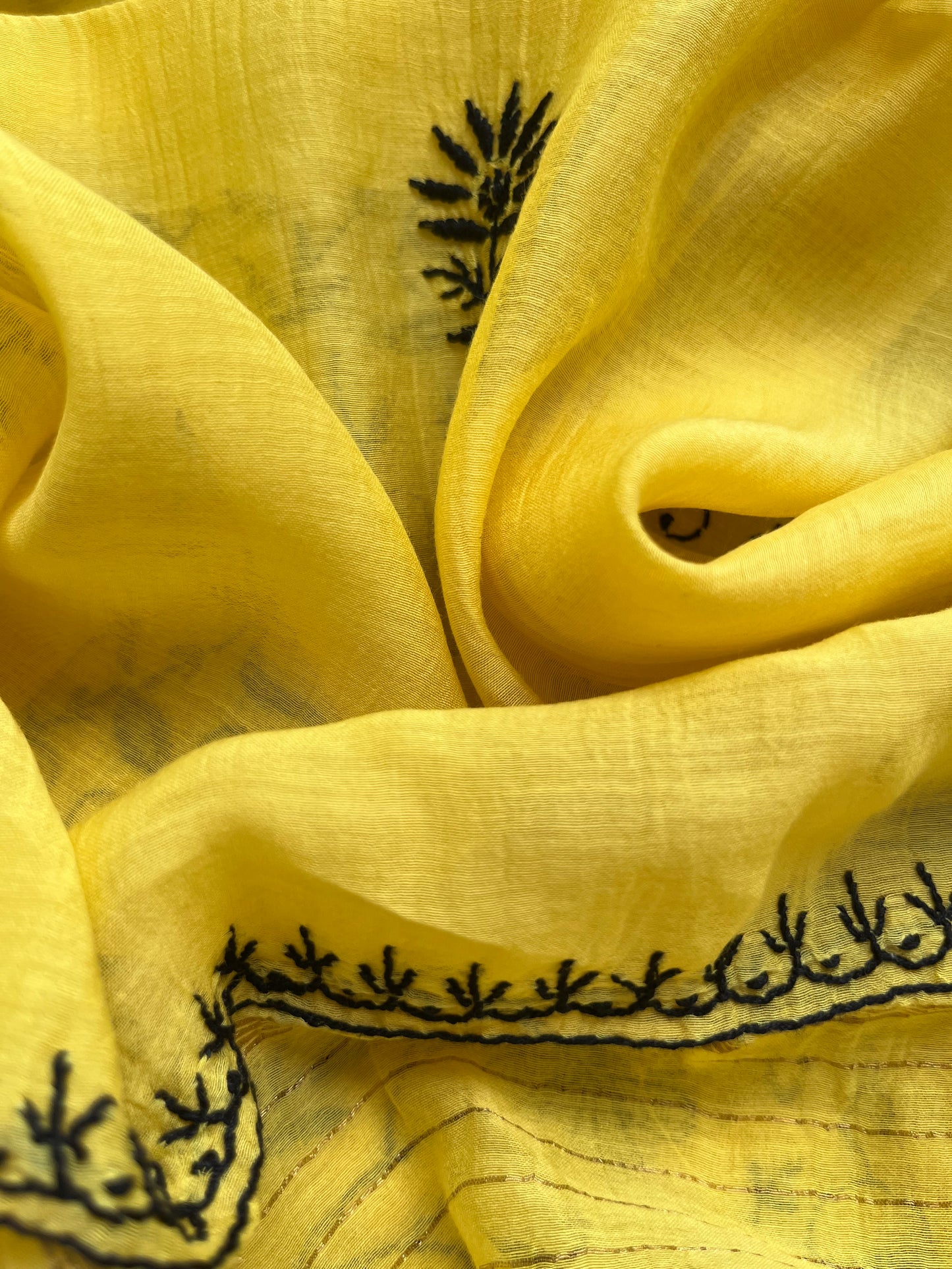 Chanderi Chikankari Kurta Dupatta
