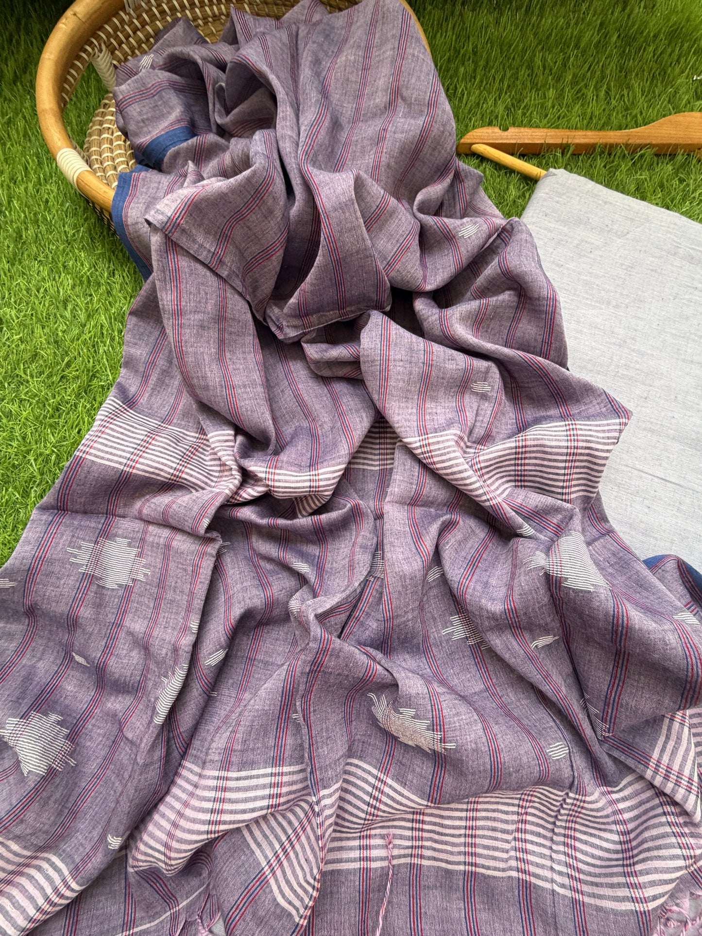 Jaamdani Mul dupatta khadi kurta Bottom