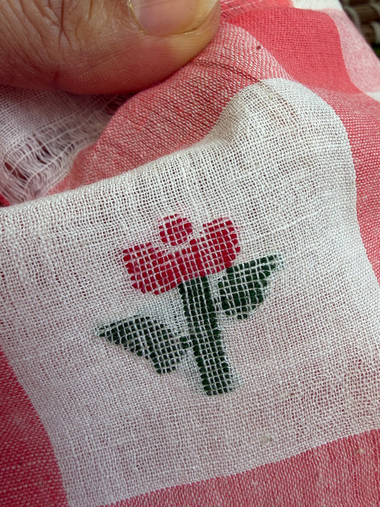 Jaamdani mul fabric