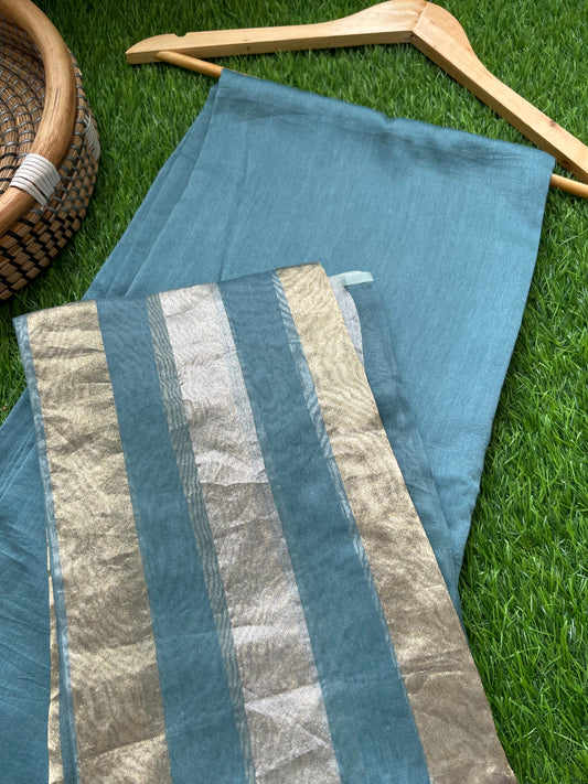 त्योहार् -Banarasi organza dupatta chanderi fabric