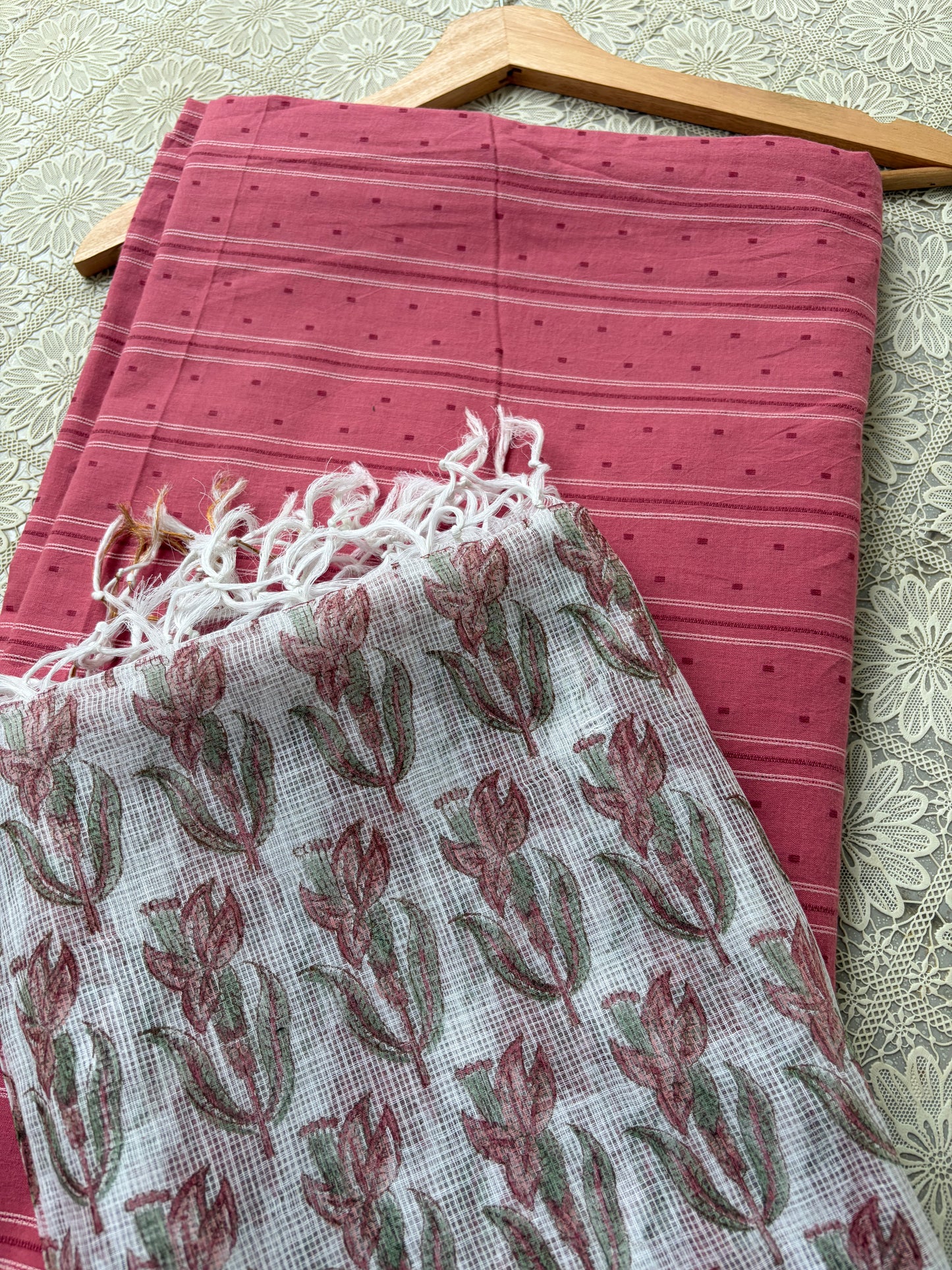 Mangalgiri kurta bottom fabric kota dupatta