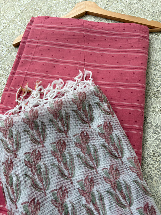 Mangalgiri kurta bottom fabric kota dupatta