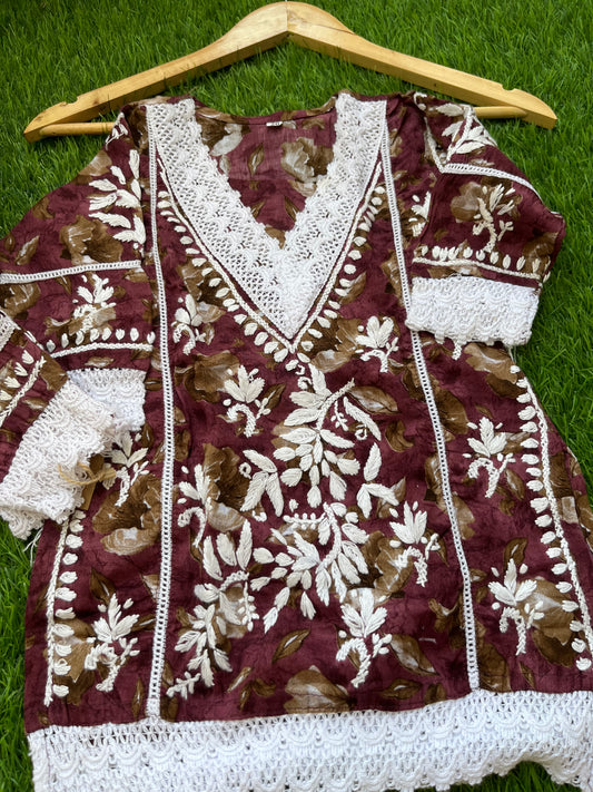 Cotton kurta bottom