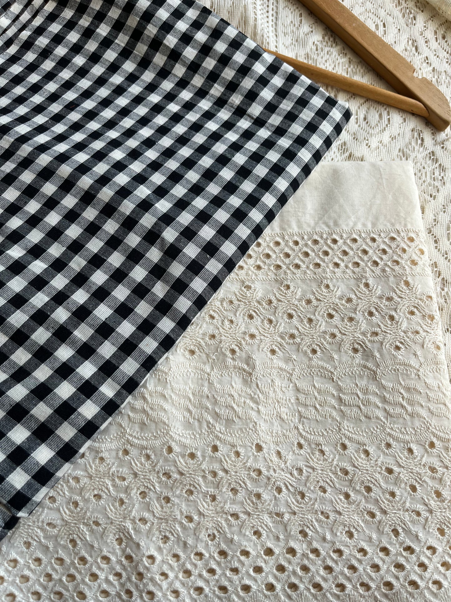 Cotton kurta fabric hakoba Bottom