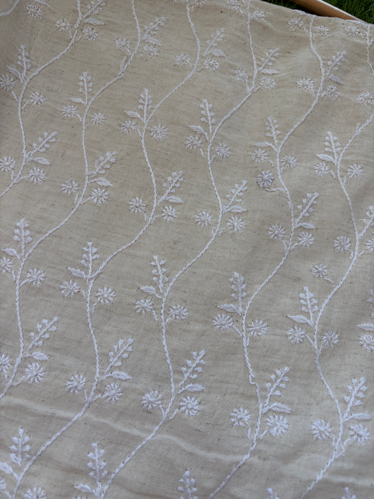 Chikankari khadi Kurta