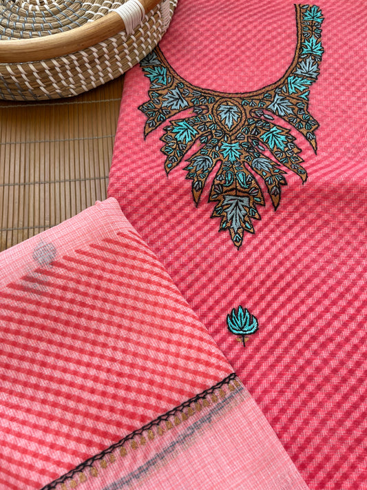 Kota kashmiri work kurta Dupatta