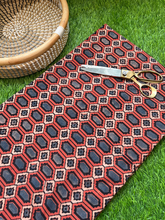 Ajrakh Cotton fabric
