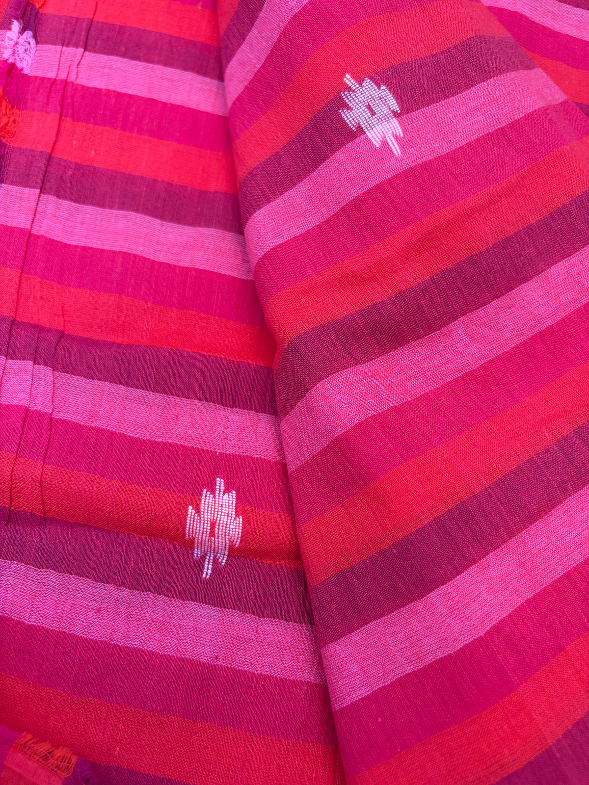 Jaamdani mul fabric