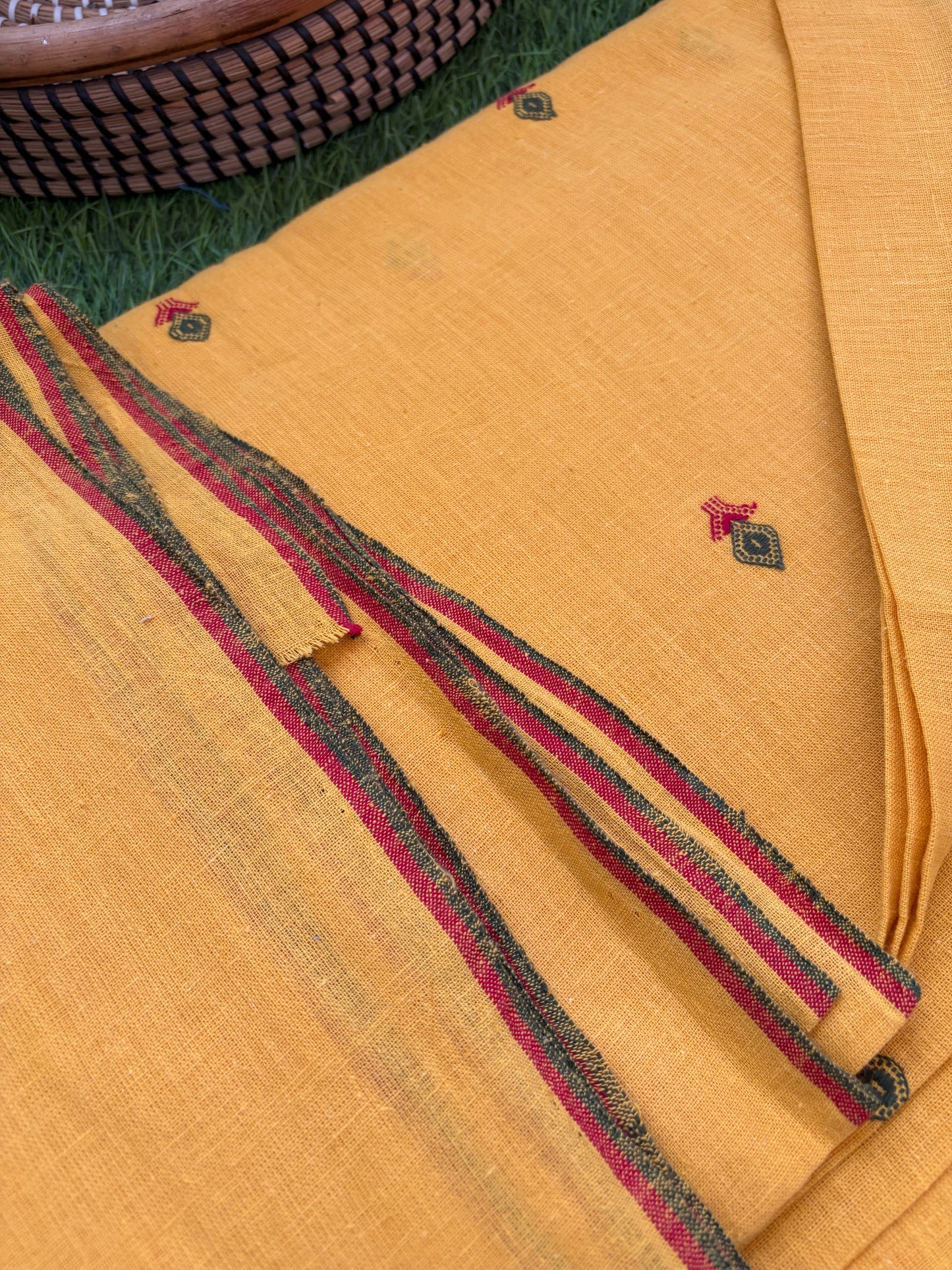 Handwoven organic kala Cotton fabric
