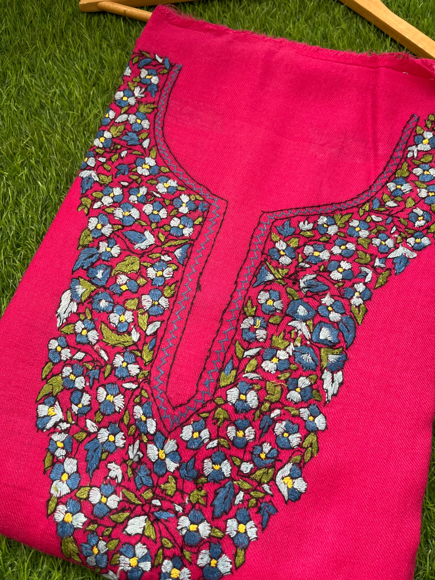 Woollen hand embroidered suit