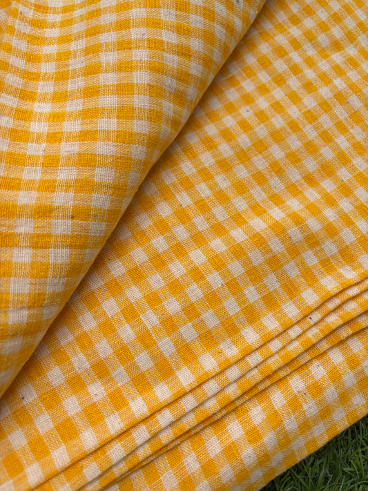 Handwoven organic kala Cotton fabric