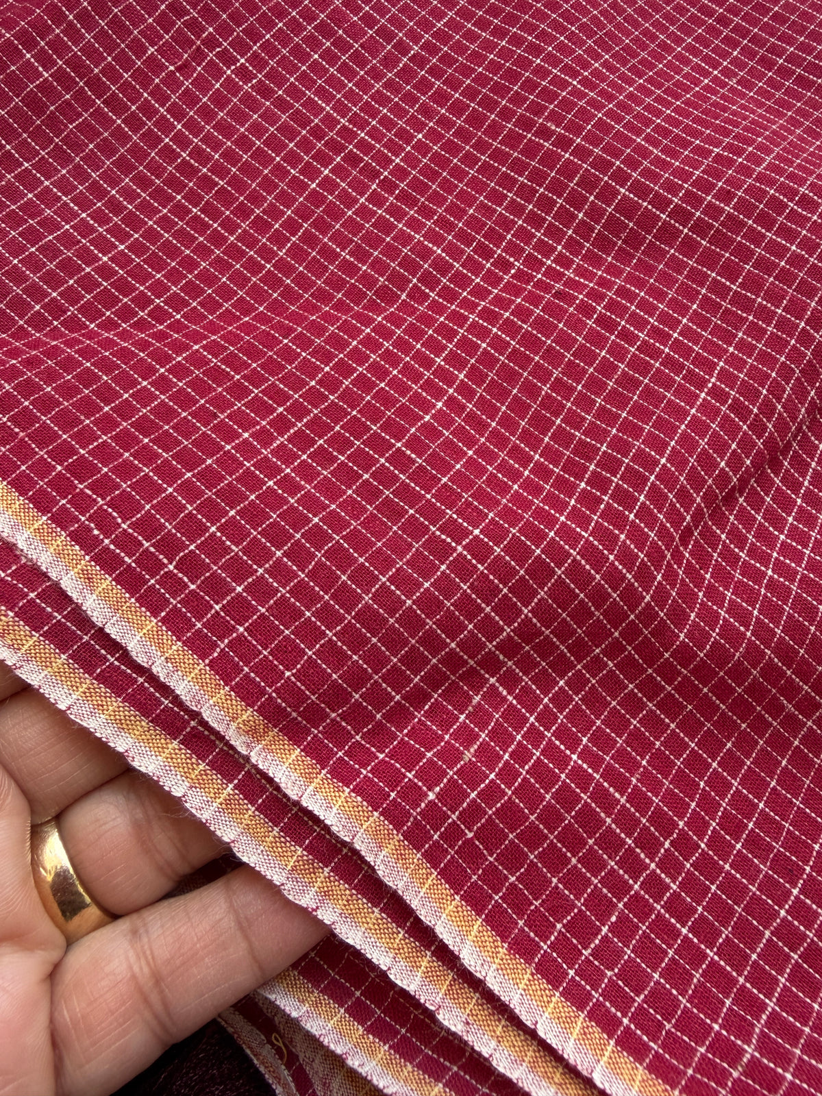 Handwoven Khadi Cotton fabric