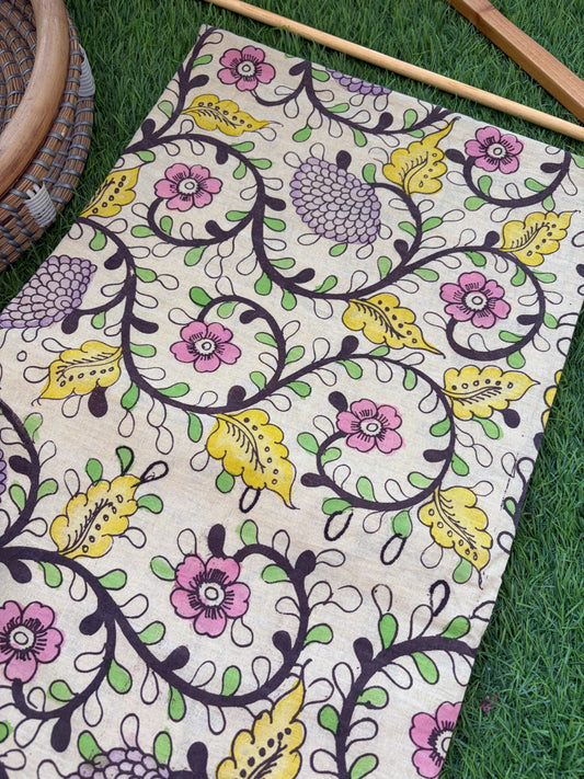 Cotton Kalamkari Fabric (hand painted)