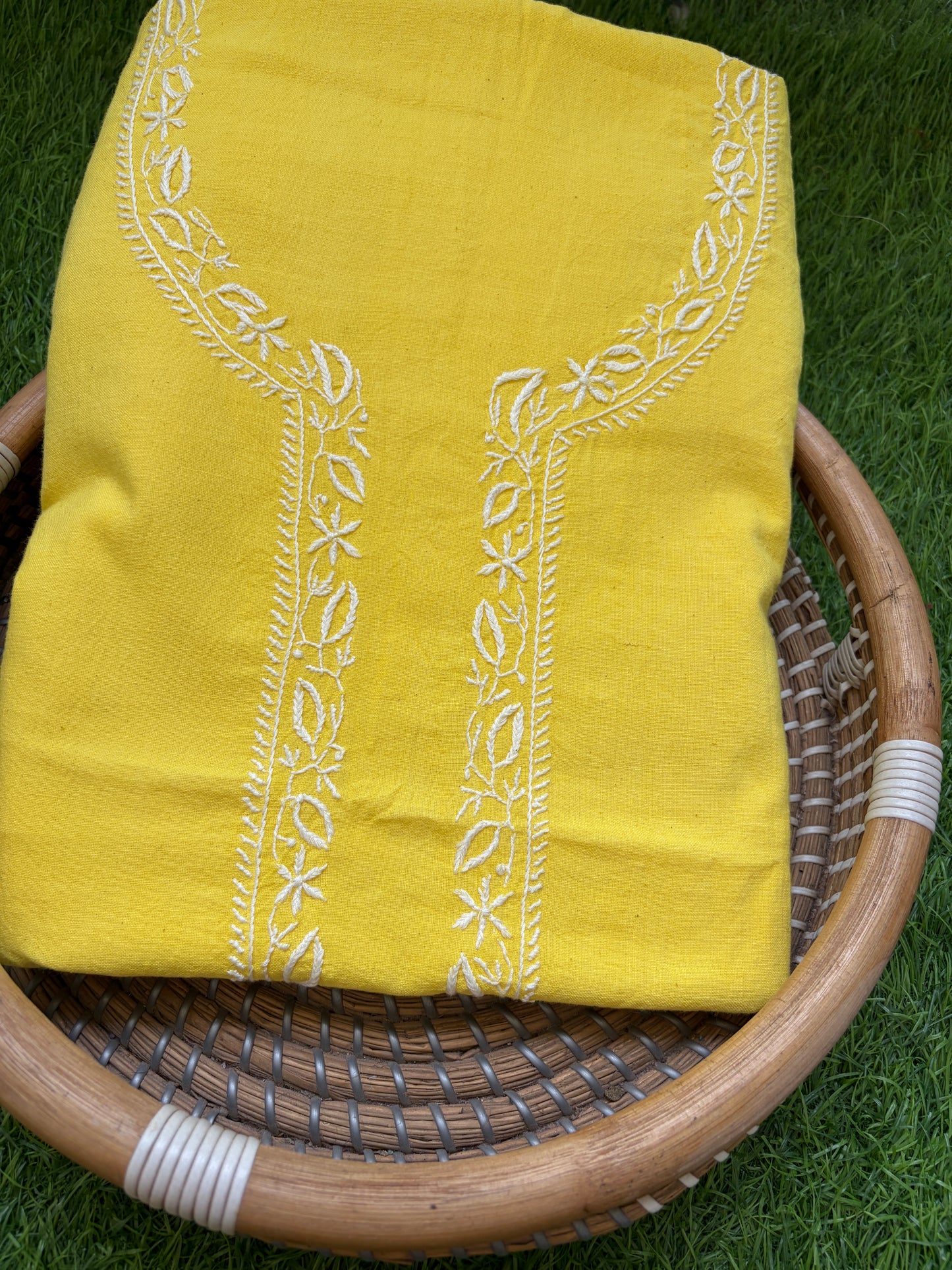 Pure handwoven khadi Kurta