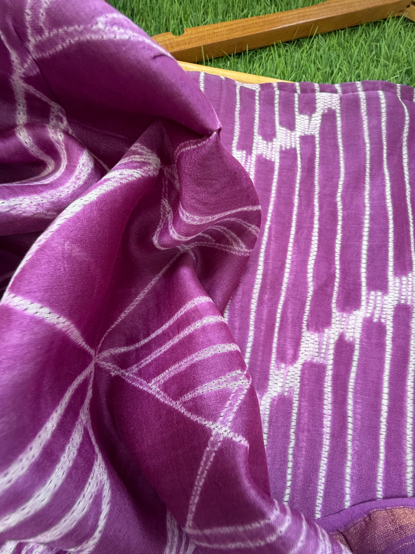 Chanderi Shibori kurta dupatta