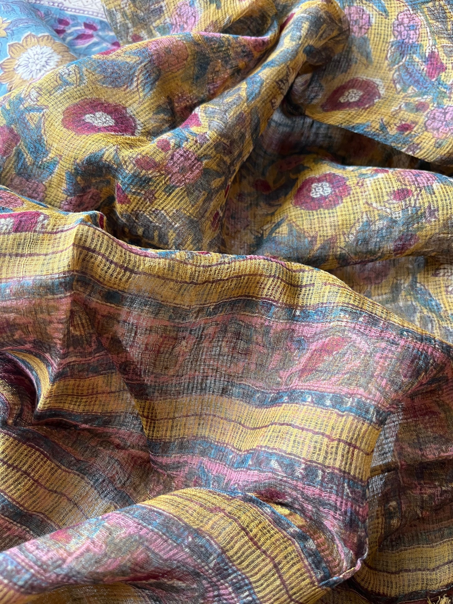 Cotton kurta bottom Kota Doria dupatta